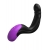 Черно-фиолетовый вибромассажёр простаты Hyper-Pulse P-Spot Massager - Pipedream - в Новокуйбышевске купить с доставкой