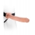 Фаллопротез телесного цвета Hollow Strap-On - 29 см. - Pipedream - купить с доставкой в Новокуйбышевске