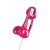 Розовый леденец в форме члена со вкусом айриш крим - 80 гр. - Sosuчki - купить с доставкой в Новокуйбышевске