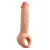 Телесная насадка-удлинитель Thrive 8.75 Inch Realistic Penis Extender Sleeve - 22,2 см. - Blush Novelties - в Новокуйбышевске купить с доставкой