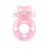 Розовое эрекционное виброкольцо в форме мишки - 1137 - в Новокуйбышевске купить с доставкой