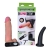 Страпон с 2 насадками и вибрацией UniStrap - 19 и 12 см. - LOVETOY (А-Полимер) - купить с доставкой в Новокуйбышевске