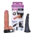 Страпон с 2 насадками и вибрацией UniStrap - 20 и 18 см. - LOVETOY (А-Полимер) - купить с доставкой в Новокуйбышевске