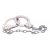 Наручники из металла с длинной цепочкой CHROME HANDCUFFS METAL HANDCUFFS W. KEY - NMC - купить с доставкой в Новокуйбышевске