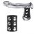 Утяжка на пенис на кнопочках 100% PVC STRAP WITH METAL SNAP - BlueLine - купить с доставкой в Новокуйбышевске