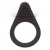 Чёрное эрекционное кольцо LIT-UP SILICONE STIMU RING 1 BLACK - Dream Toys - в Новокуйбышевске купить с доставкой