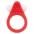 Красное эрекционное кольцо LIT-UP SILICONE STIMU RING 1 RED - Dream Toys - в Новокуйбышевске купить с доставкой