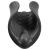 Чёрный мастурбатор Vibrating Silicone Stimulator с вибрацией - Pipedream - в Новокуйбышевске купить с доставкой
