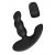 Черный силиконовый стимулятор простаты Levett Nitoc с пультом ДУ - Levett - в Новокуйбышевске купить с доставкой