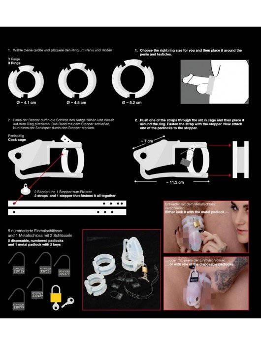 Набор для мужского пояса верности Cock Cage Set - Orion - купить с доставкой в Новокуйбышевске