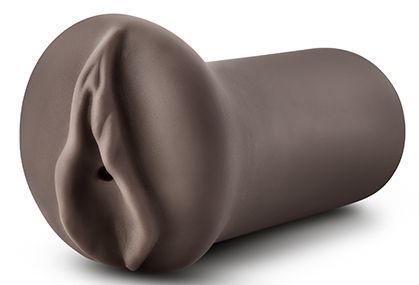 Коричневый мастубратор-вагина Nicole s Kitty - Blush Novelties - в Новокуйбышевске купить с доставкой