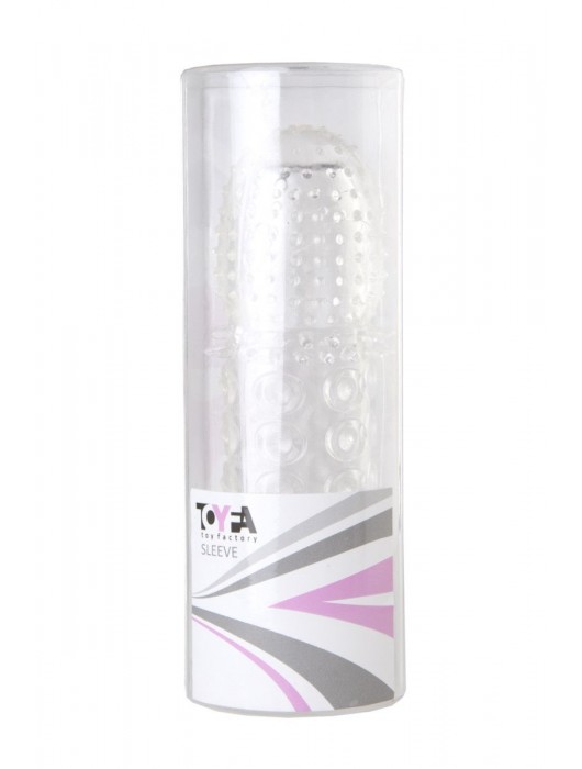 Прозрачная закрытая гелевая насадка - 13,5 см. - Toyfa Basic - в Новокуйбышевске купить с доставкой