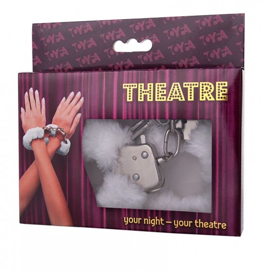 Наручники с белой меховой опушкой - ToyFa - купить с доставкой в Новокуйбышевске