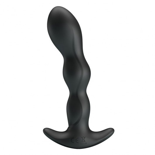 Черный анальный стимулятор простаты с вибрацией Special Anal Massager - 14,5 см. - Baile - в Новокуйбышевске купить с доставкой
