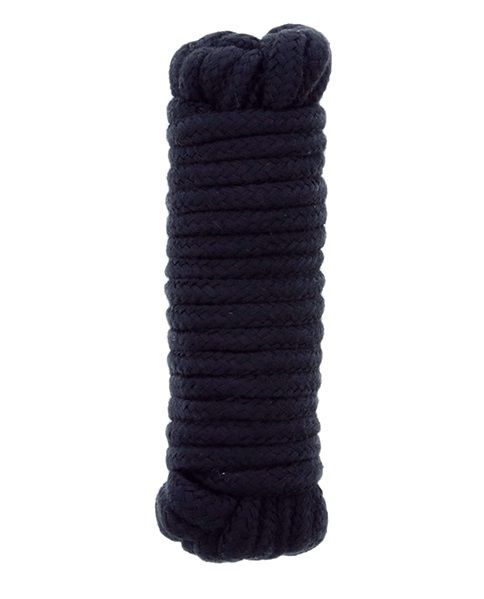 Чёрная веревка для связывания BONDX LOVE ROPE - 5 м. - Dream Toys - купить с доставкой в Новокуйбышевске