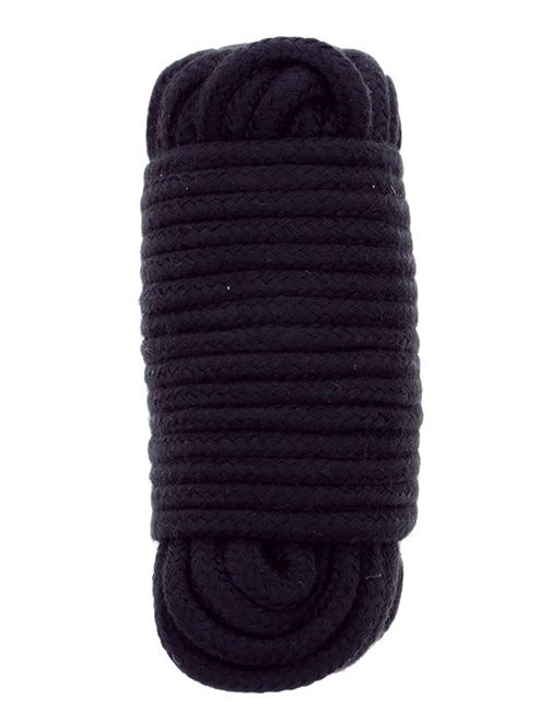 Черная веревка для связывания BONDX LOVE ROPE - 10 м. - Dream Toys - купить с доставкой в Новокуйбышевске
