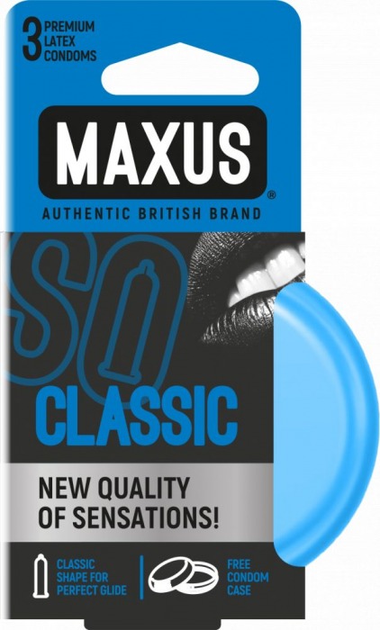 Классические презервативы в железном кейсе MAXUS Classic - 3 шт. - Maxus - купить с доставкой в Новокуйбышевске