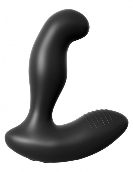 Черный массажер простаты Electro Stim Prostate Vibe с электростимуляцией - 13,3 см. - Pipedream - купить с доставкой в Новокуйбышевске