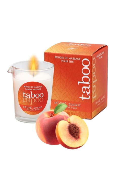 Массажное аромамасло с афродизиаками для женщин RUF Taboo Peche sucre - 60 гр. - RUF - купить с доставкой в Новокуйбышевске