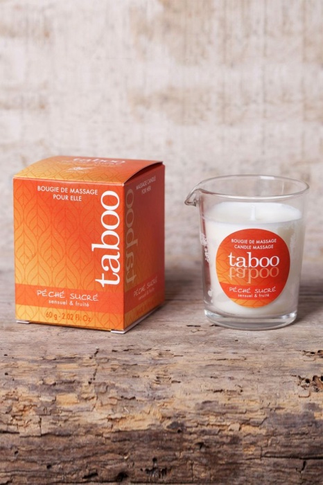 Массажное аромамасло с афродизиаками для женщин RUF Taboo Peche sucre - 60 гр. - RUF - купить с доставкой в Новокуйбышевске