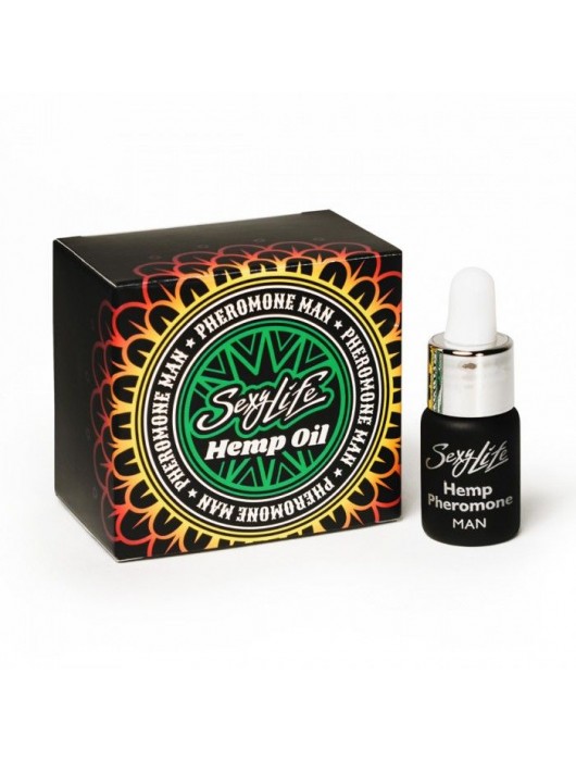 Мужские духи с феромонами Sexy Life HEMPOIL man - 5 мл. -  - Магазин феромонов в Новокуйбышевске