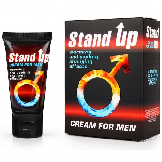 Возбуждающий крем для мужчин Stand Up - 25 гр. - Биоритм - купить с доставкой в Новокуйбышевске