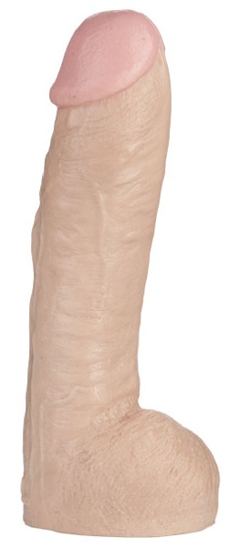 Огромная насадка-реалистик Vac-U-Lock Realistic Hung - 31,7 см. - Doc Johnson - купить с доставкой в Новокуйбышевске