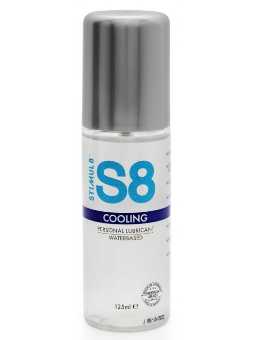 Охлаждающий лубрикант на водной основе S8 Cooling Lube - 125 мл. - Stimul8 - купить с доставкой в Новокуйбышевске