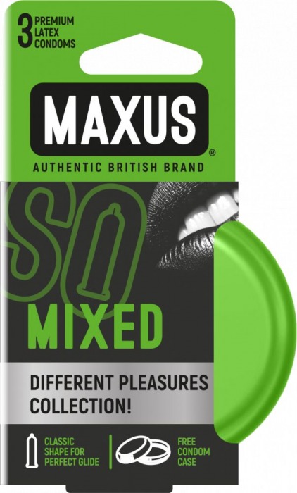 Презервативы в железном кейсе MAXUS Mixed - 3 шт. - Maxus - купить с доставкой в Новокуйбышевске