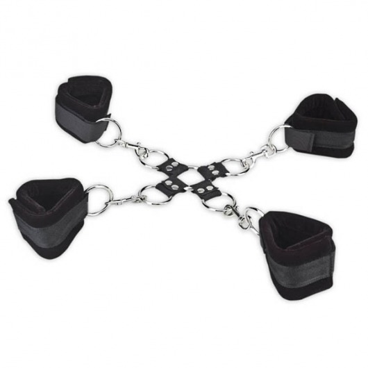 Комплект для сковывания из 5 предметов - Lux Fetish - купить с доставкой в Новокуйбышевске