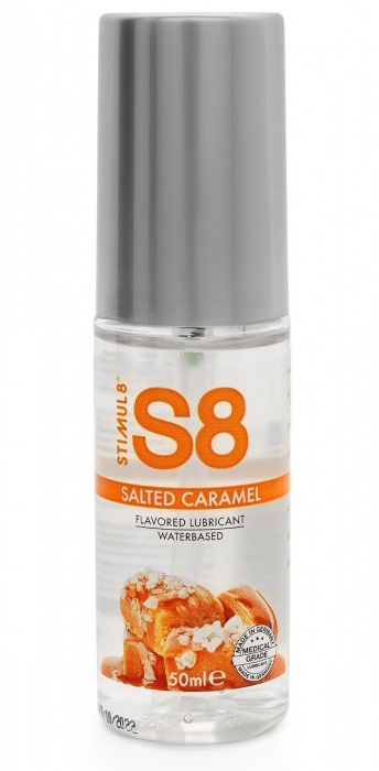 Лубрикант S8 Flavored Lube со вкусом солёной карамели - 50 мл. - Stimul8 - купить с доставкой в Новокуйбышевске