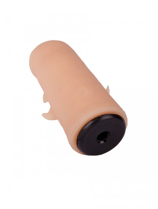 Черный пояс-трусики с двумя насадками  Экзотик-Sara  - 16,5 и 11 см. - LOVETOY (А-Полимер) - купить с доставкой в Новокуйбышевске