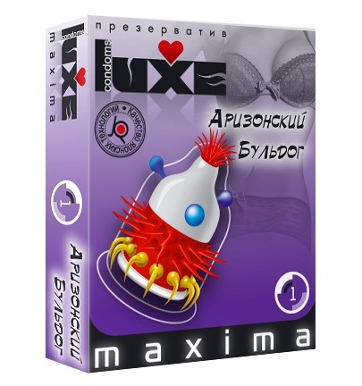 Презерватив LUXE Maxima  Аризонский Бульдог  - 1 шт. - Luxe - купить с доставкой в Новокуйбышевске