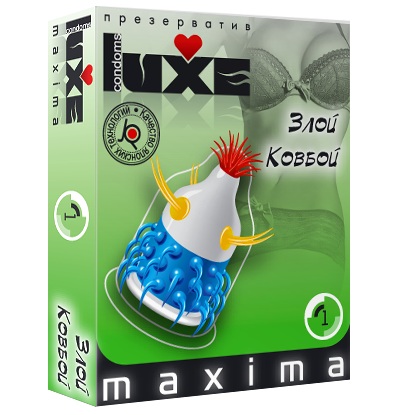 Презерватив LUXE Maxima  Злой Ковбой  - 1 шт. - Luxe - купить с доставкой в Новокуйбышевске