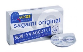 Ультратонкие презервативы Sagami Original QUICK - 6 шт. - Sagami - купить с доставкой в Новокуйбышевске