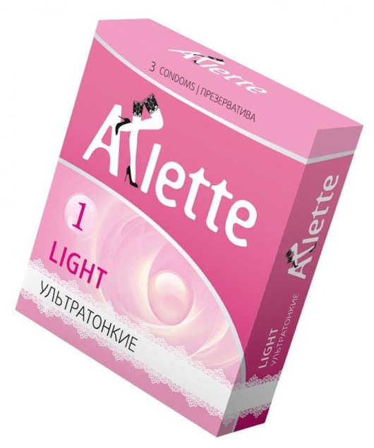 Ультратонкие презервативы Arlette Light - 3 шт. - Arlette - купить с доставкой в Новокуйбышевске