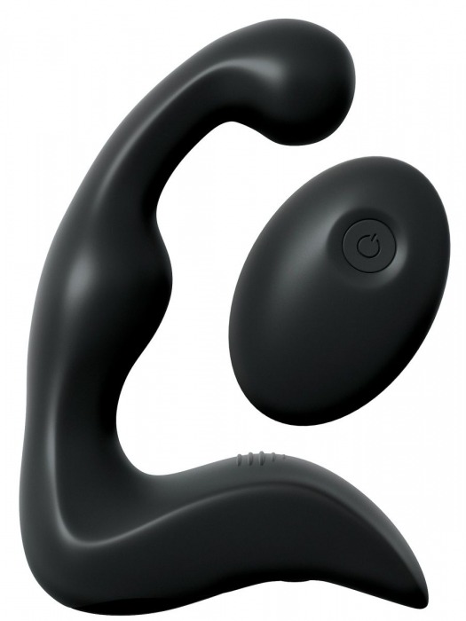 Черный вибромассажер простаты с пультом ДУ Control P-Spot Pro - Pipedream - в Новокуйбышевске купить с доставкой