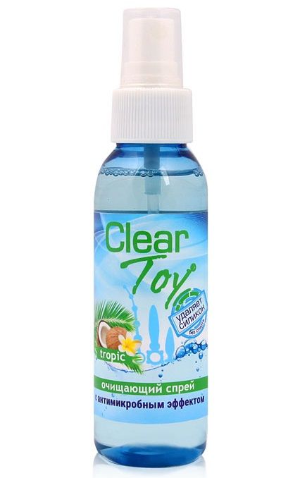Очищающий спрей для игрушек CLEAR TOY Tropic - 100 мл. - Биоритм - купить с доставкой в Новокуйбышевске