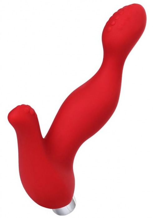 Красный силиконовый вибростимулятор простаты Proman - 12,5 см. - ToyFa - в Новокуйбышевске купить с доставкой