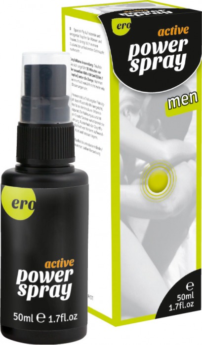 Стимулирующий спрей для мужчин Active Power Spray - 50 мл. - Ero - купить с доставкой в Новокуйбышевске