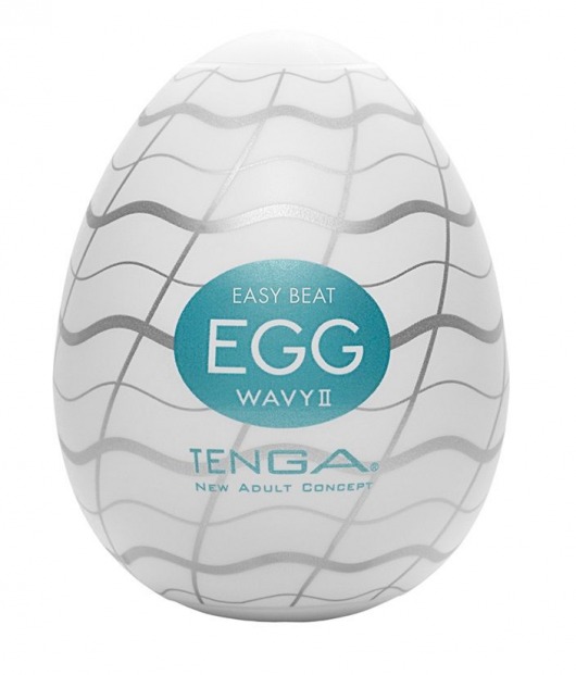Мастурбатор-яйцо EGG Wavy II - Tenga - в Новокуйбышевске купить с доставкой
