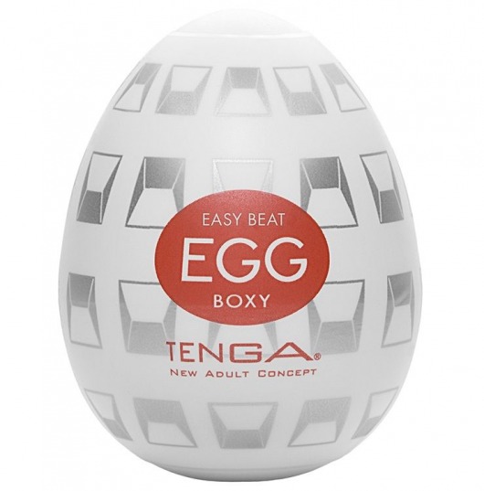 Мастурбатор-яйцо EGG Boxy - Tenga - в Новокуйбышевске купить с доставкой