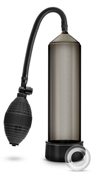 Черная вакуумная помпа VX101 Male Enhancement Pump - Blush Novelties - в Новокуйбышевске купить с доставкой