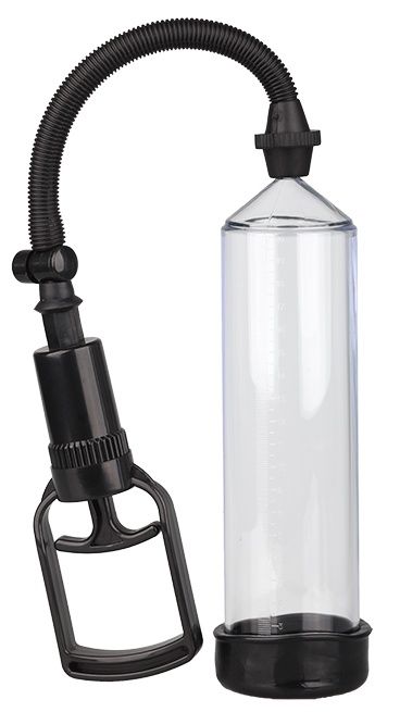 Прозрачная вакуумная помпа TRIGGER HANDLE PENIS PUMP - Dream Toys - в Новокуйбышевске купить с доставкой