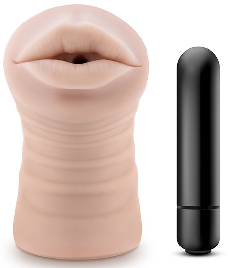 Телесный мастурбатор-ротик Skye - Blush Novelties - в Новокуйбышевске купить с доставкой