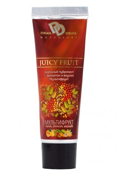 Интимный съедобный лубрикант JUICY FRUIT с ароматом фруктов - 30 мл. - БиоМед - купить с доставкой в Новокуйбышевске