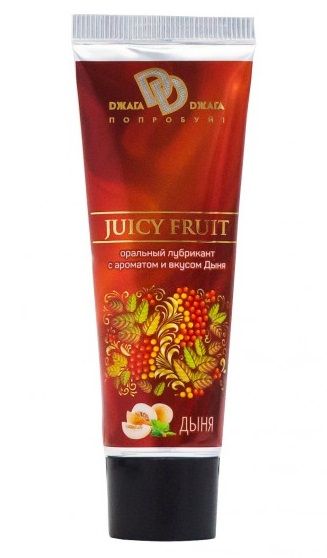 Интимный съедобный лубрикант JUICY FRUIT с ароматом дыни - 30 мл. - БиоМед - купить с доставкой в Новокуйбышевске