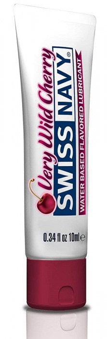 Лубрикант Swiss Navy Very Wild Cherry Lube с ароматом вишни - 10 мл. - Swiss navy - купить с доставкой в Новокуйбышевске
