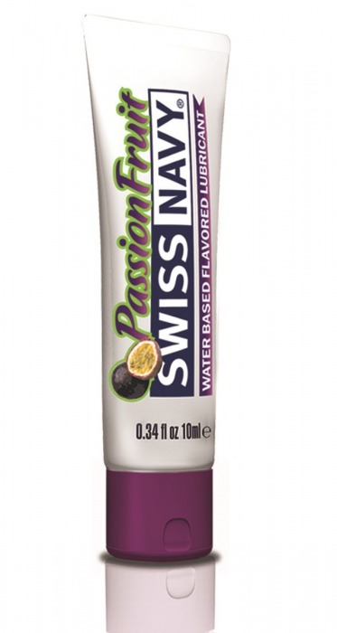 Лубрикант Swiss Navy Passion Fruit Lube с ароматом маракуйи - 10 мл. - Swiss navy - купить с доставкой в Новокуйбышевске