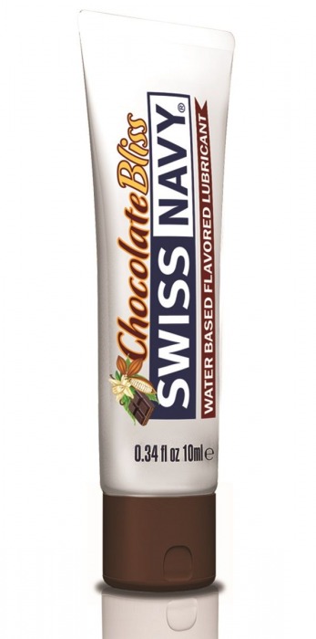 Лубрикант с ароматом шоколада Swiss Navy Chocolate Bliss Lube - 10 мл. - Swiss navy - купить с доставкой в Новокуйбышевске